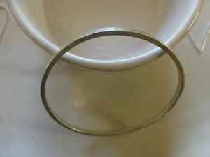 Dimple textured bangle